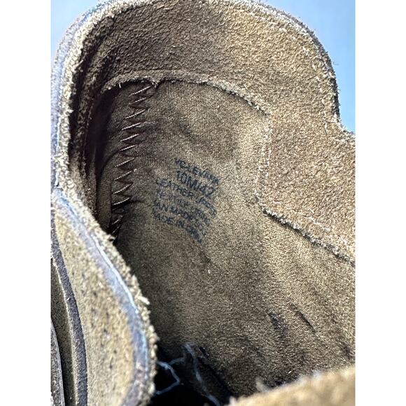 Vince Camuto Size 10 Levana Ankle Bootie Suede Leather Dark Caramel Casual - Picture 9 of 10